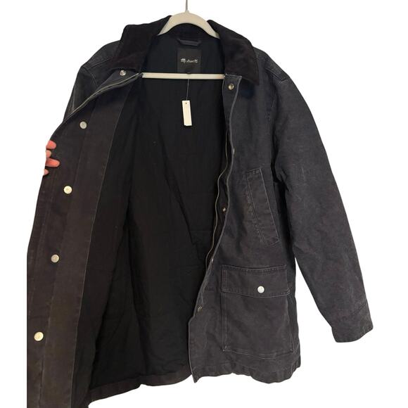 NWT Madewell Insulated Workwear Jacket In Night Vision Size Large - Picture 9 of 10